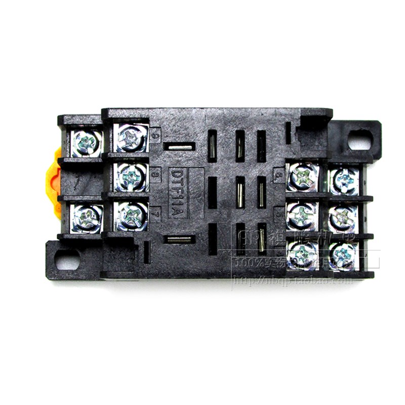 继电器底座PTFf11A DTF11A配套JQX-13F HHC68A-3Z HH63P LY3NJ插