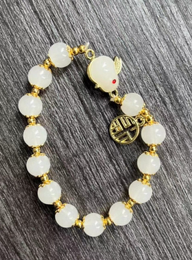 福牌手链女款2022新中式兔子饰品高颜值学生手串闺蜜