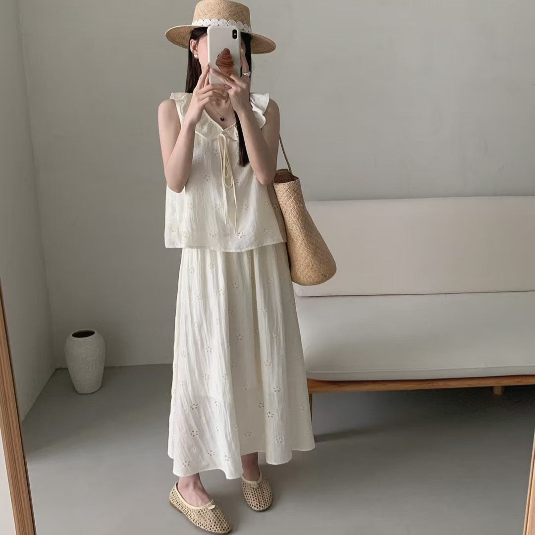 韩系简约气质甜美小清新套装