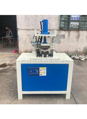 Anglee punching macin 家液压钢管具冲角机h 不锈钢管裁角机