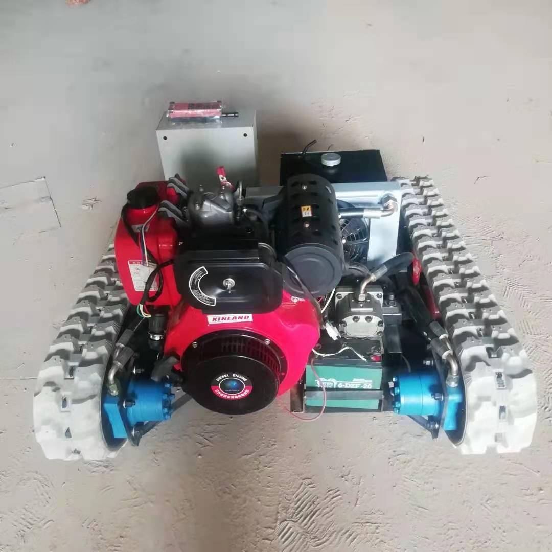 履电动坦克打机器人运输车履底靶盘橡EOY胶带钢制大型带底盘