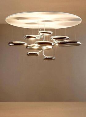 后SS-D7184现代轻意奢别墅浮水空滴客代厅现简约创卧室餐厅装饰水