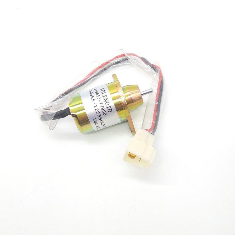 R55/60-7 DH55/60 PC40/50 熄火开关 熄火电磁阀 洋马 白插