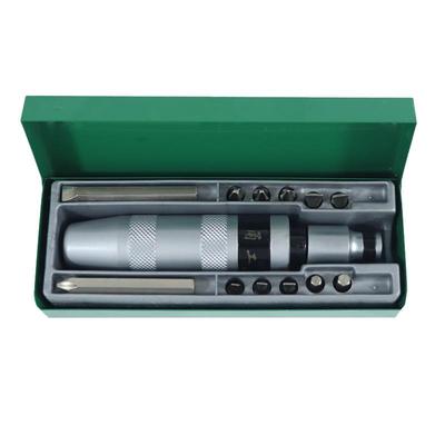 冲击螺丝刀组套13pc铁盒批套装铬钒合金钢s2螺母改锥拆卸