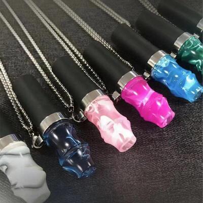 阿拉伯水烟配件 专属个人挂脖带铁链树脂烟嘴hookah mouthpieces