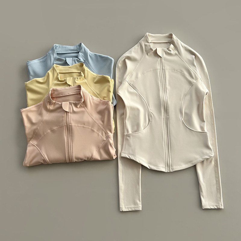 高级感健身显瘦外套女新款专业普拉提训练瑜伽夹克户外晨跑运动服,运动服/休闲服装,健身衣,淘宝优惠券,粉丝福利购,淘宝优惠卷