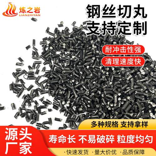 硬钢丝丸切加工. 0.8 1.0 1.2 1.5 2喷砂机0清砂处理钢丝绳切丸