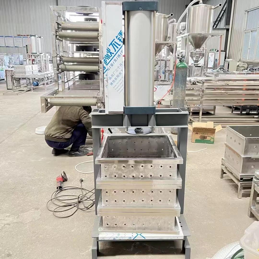 制作豆腐干机价格 能型器设计豆干 半自智动机三联磨浆CTH机厂家