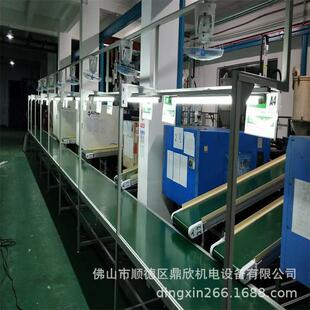 皮带输送机厂家 小型铝合金爬坡流水线注塑机械手配套流水线升降式