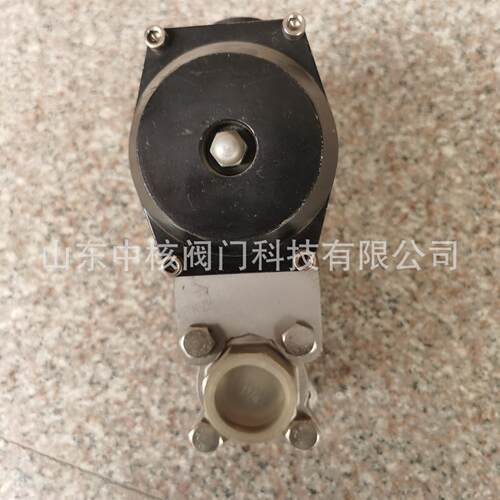 G/AT执行T器Q611F-16P三片不锈钢气动式球阀丝D扣螺纹N15/20/25IL