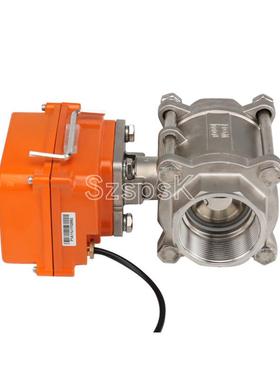 微型QWH不锈钢RS45电球阀比例2调节阀流量调节阀DN810 15动 20 85