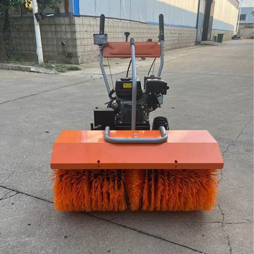 手机推式抛雪机15马全除齿轮力钢丝尼ARS龙滚刷扫雪道路积雪雪机