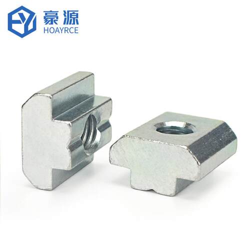 欧标滑块螺母0/30/0/45型M3M4MM6M85T型螺母型HOAYRCE材方型滑42