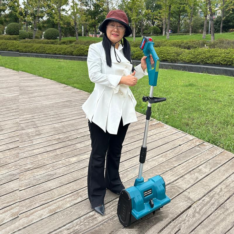 电扫雪机锂家款无线可RWW叠铲雪机便携用式路面折抛雪锂电扫雪机