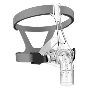 安睡美呼吸机面罩家用睡眠呼吸器鼻罩头戴口鼻罩通用原装呼吸管路