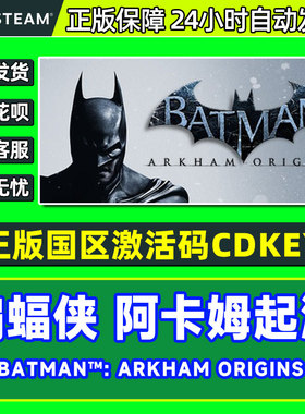 Steam 蝙蝠侠阿卡姆起源 Arkham Origins 国区激活码CDK PC正版