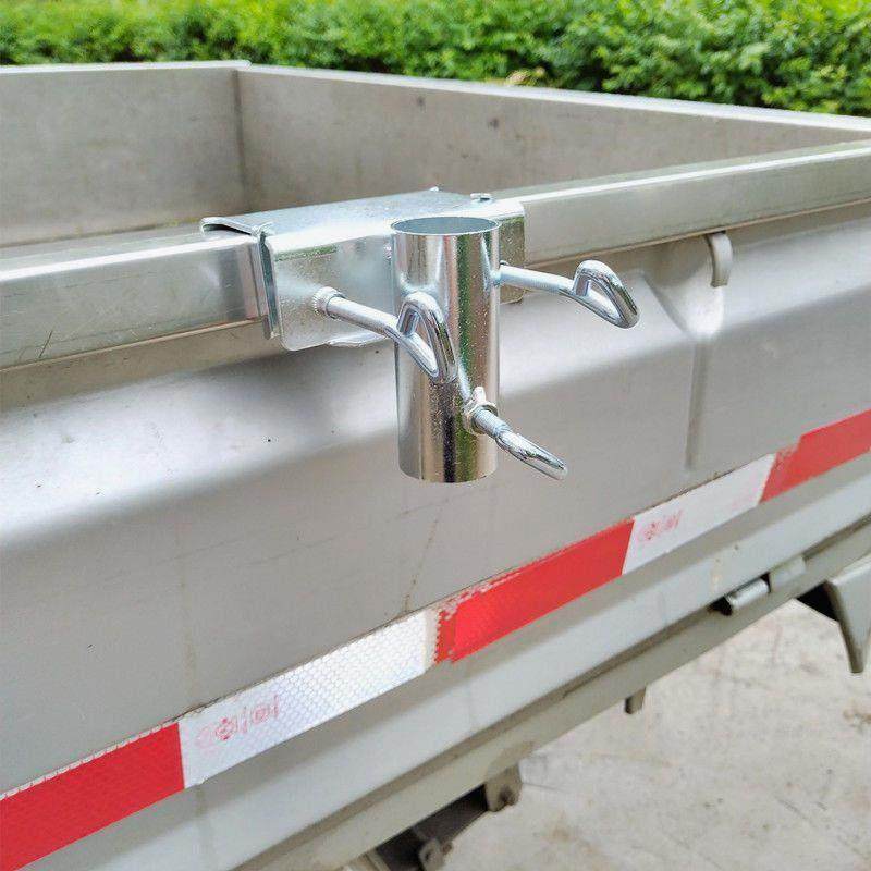 大号户外遮阳大伞固定支架电动三轮车小货车摆摊车上雨伞固定神器