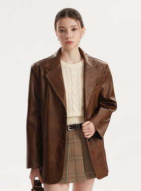 ANA设计师款女式皮外套ANAH0213005N000秋