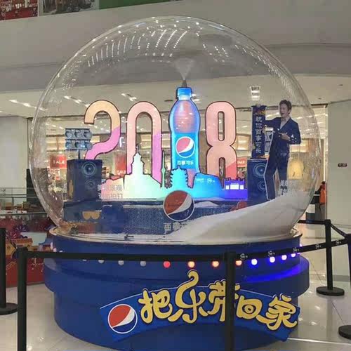 亚克力巨型大球加工节日装饰diy