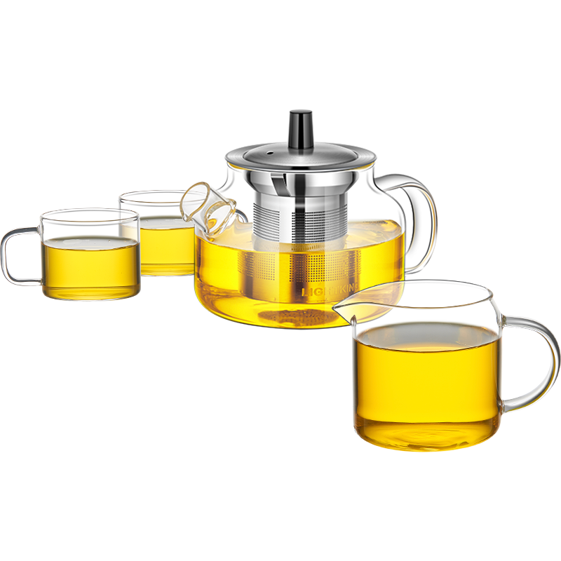 明尊耐热玻璃功夫茶具套装8件套