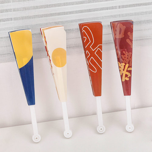 厂家直销杭素原创励志文字七折扇儿童夏季礼品小扇子学生迷你随身