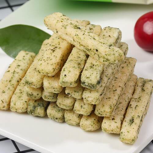 汉客海苔咸蛋黄味薯条早餐儿童咸味手指饼干网红膨化酥脆零食218g