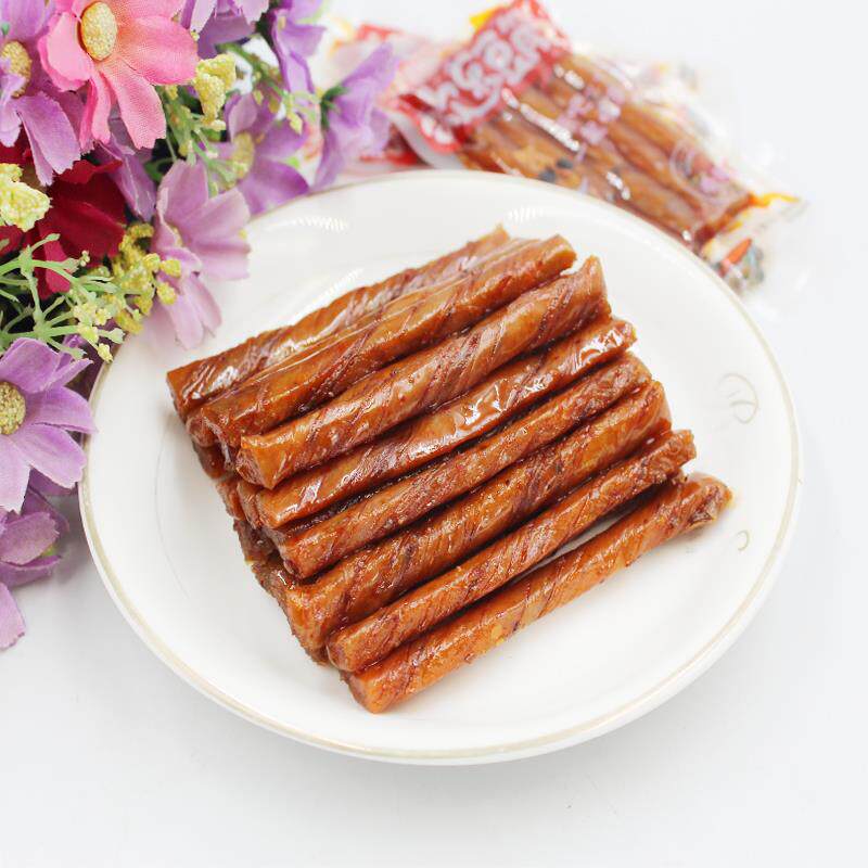 欢乐豆筋辣条素牛筋豆腐干香辣味豆筋棍8090后儿时怀旧小零食