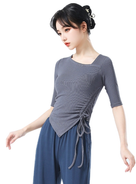 舞蹈服上衣女修身教师服