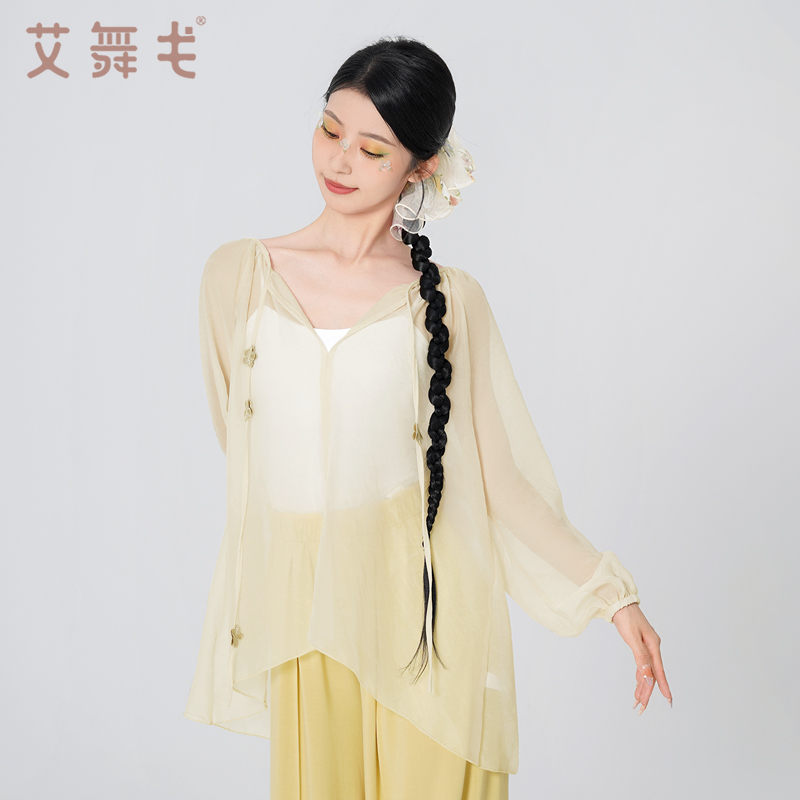 古典舞服飘逸身韵纱衣女现代舞服