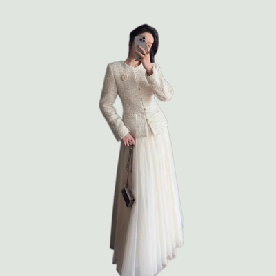 2025收腰春季新款名媛时