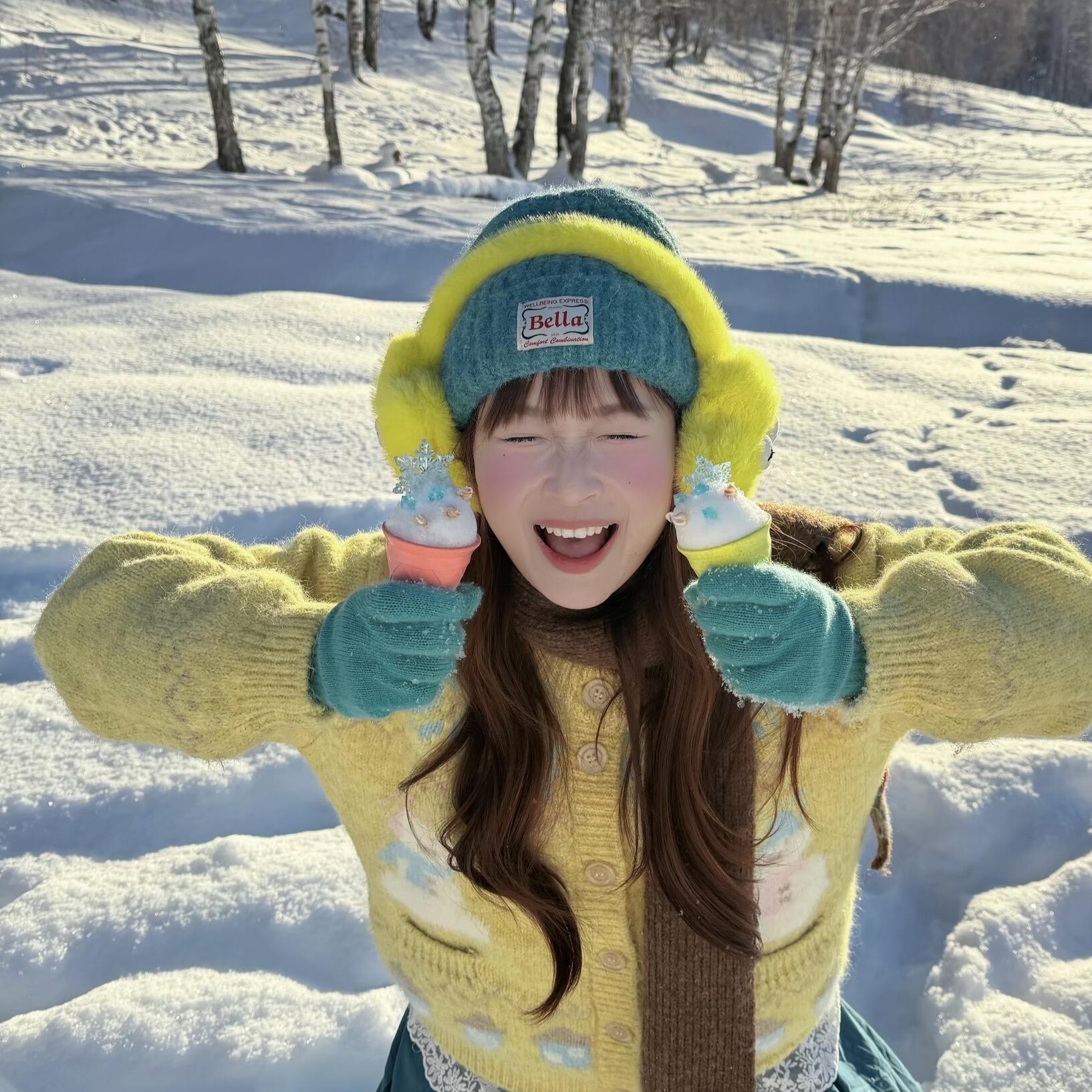 3分月光 湖蓝色贴布针织帽冬季保暖可爱星星耳罩包头帽骑行耳套,服饰配件/皮带/帽子/围巾,帽子,淘宝优惠券,粉丝福利购,淘宝优惠卷