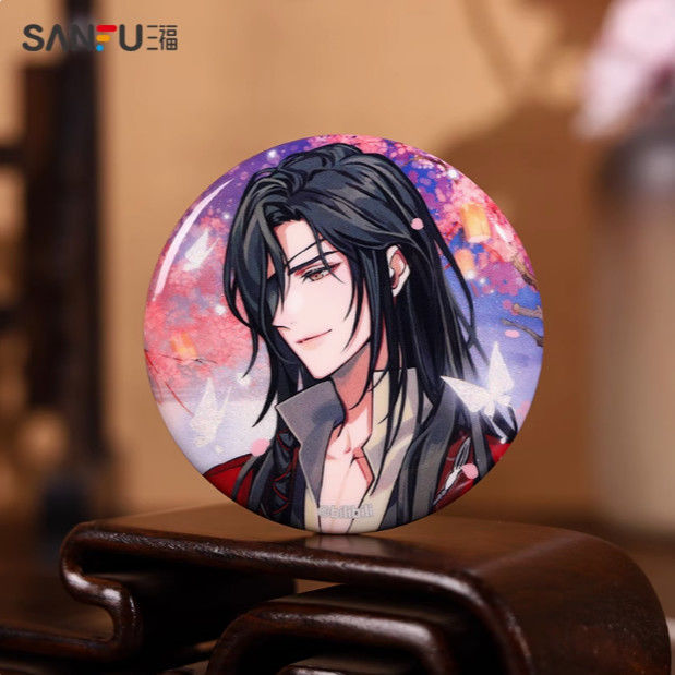 【漫家官方正版】天官赐福 三福限定举杯邀月徽章 挂件镭射票周边