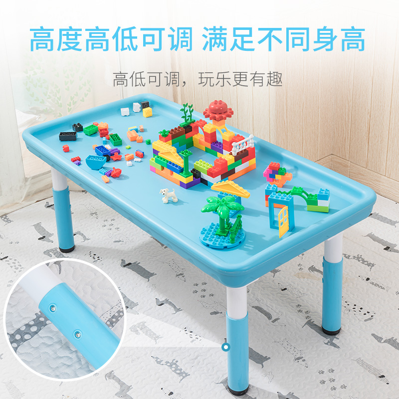 广场摆摊塑料玩沙桌儿童太空沙桌室内外沙盘幼儿园益智积木游戏桌