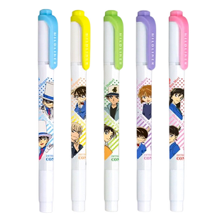 【第一卫】ZEBRA斑马名侦探柯南限定款荧光笔WKT7荧光色笔怪盗基德限量版mildliner联名手账笔学生淡色双头笔