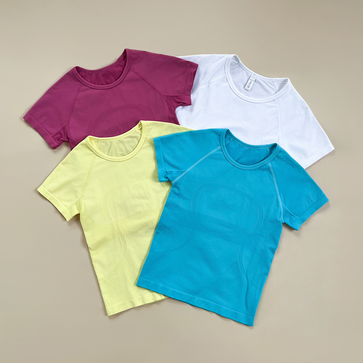 新款瑜伽服运动上衣女夏季速干健身短袖透气修身跑步普拉提训练T