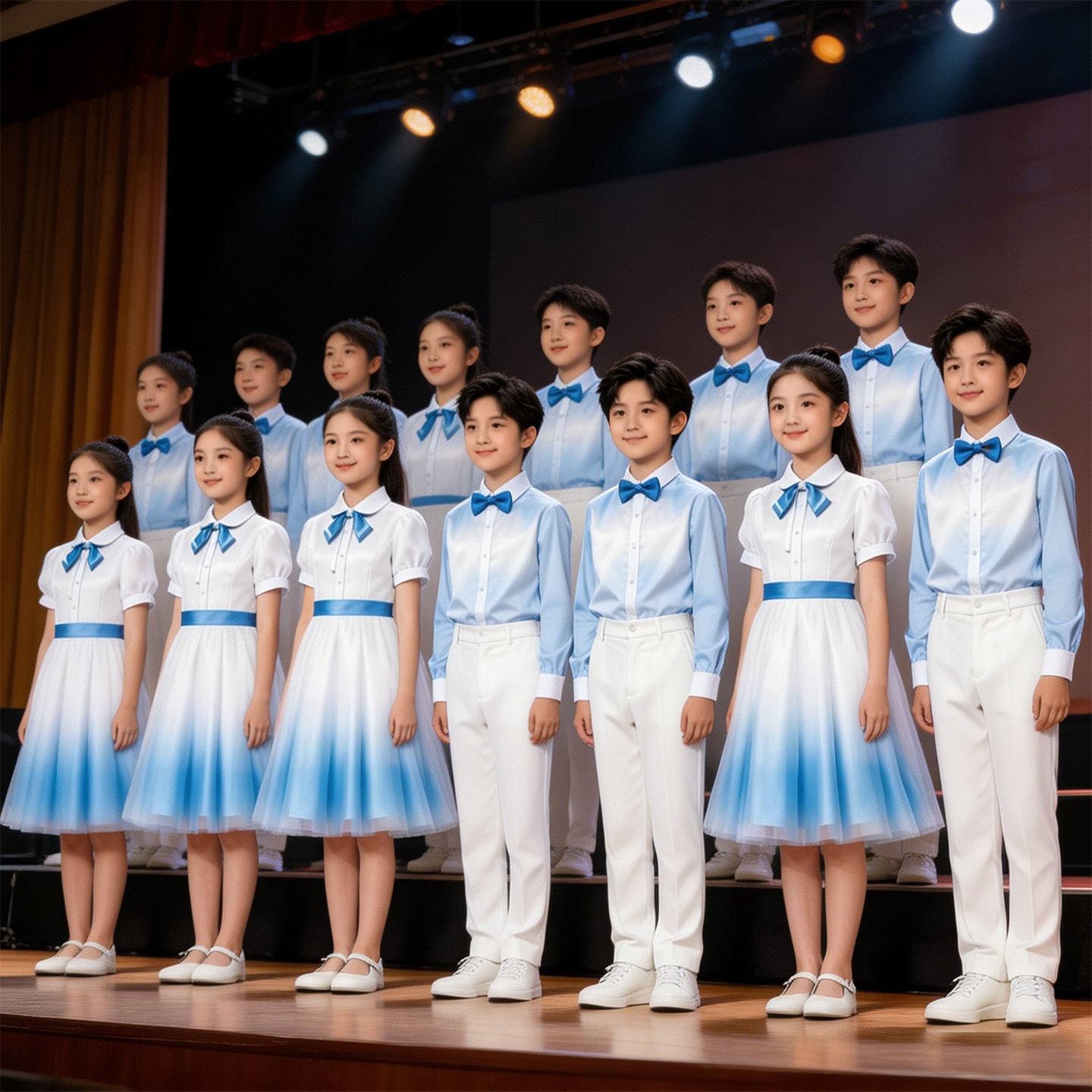 佐拉宝宝合唱朗诵演出礼服套装