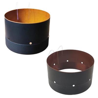 114.5mm低音圈 纯铜线两层玻纤骨架大功率音圈 114芯低音喇叭配件