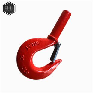优质锻造直柄钩合金钢碳钢天车行车吊装挂钩直杆吊钩1t2吨3T5t7吨