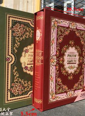 相册影集插页式6寸200张家庭相册4R宝宝六寸照片相册记事栏相簿