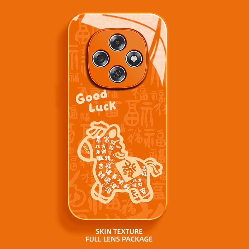 马上发财适用OPPOA6Pro手机壳A6GT好运A5新年A3福字97高级感96新款95男全包93情侣7258玻璃保护套36/32/11