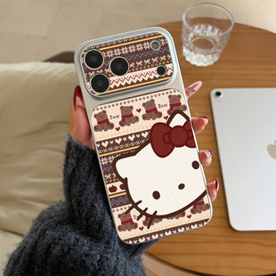 图神灰秒变17大视窗适用苹果13PROMAX手机壳17PRO新款14PLUS秋冬AIR巨好看16小众15PRO高级感女款全包防摔套