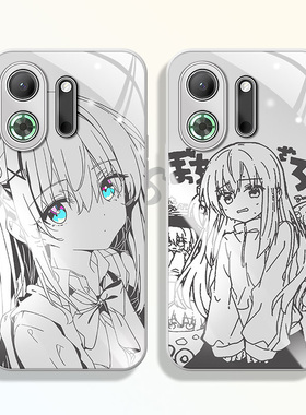 线稿波奇酱适用OPPOk13Turbo手机壳K12S渐变K11X孤独摇滚K10Pro二次元9S高级感新款超火的男全包防摔女玻璃套