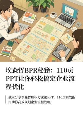 110页企业流程战略规划埃森哲业务流程优化(BPR)方法论PPT