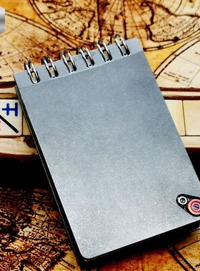 Titanium Alloy Tactical Notebook Outdoor Notepad Business Bo
