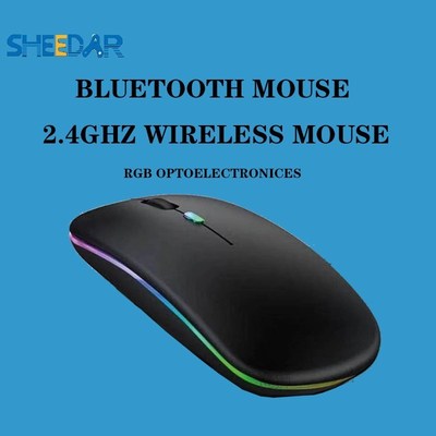 Wireless Mouse 2.4Ghz Bluetooth Dual Mode Mous Office Gaming