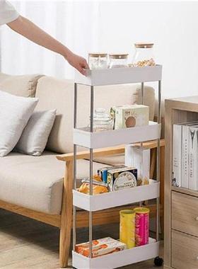 Kitchen Storage Rack Cart Bathroom Shelves, Movable Toilet