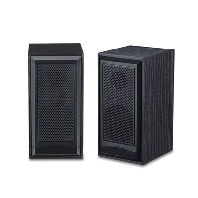 Wooden Computer Speakers Natural Wood Enclosure Desktop Spea