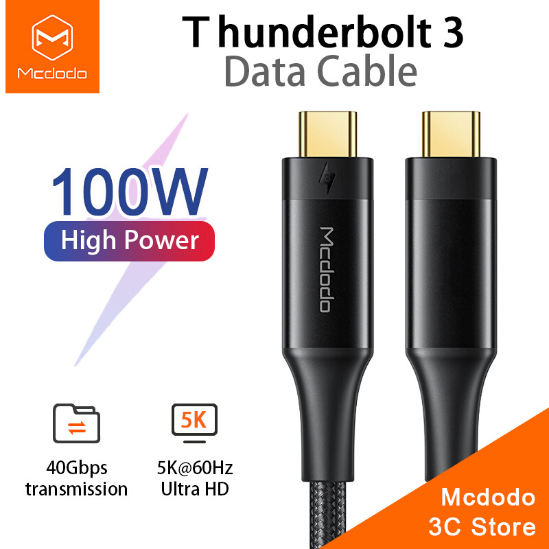 Mcdodo Thunderbolt 3 100W PD 5A USB C to Type C Data Cable