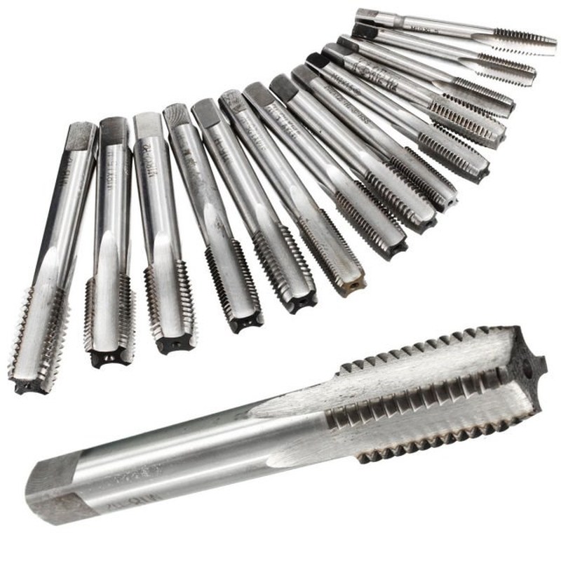 1PC HSS M18 M16 Machine Straight Fluted Screw Thread Metric