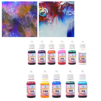 11 Pcs/set Epoxy Pigment Color Fine Manual DIY Crafts Jewelr